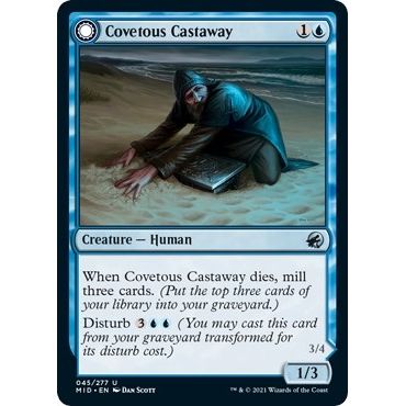 Image for Covetous Castaway (45) (MID) - Magic: The Gathering