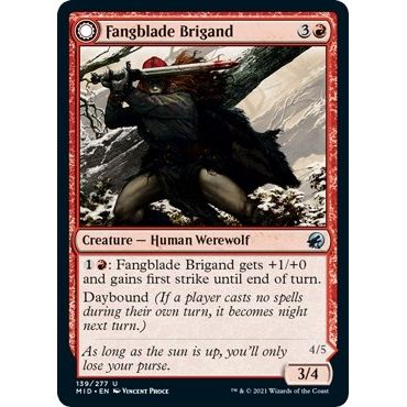 Image for Fangblade Brigand (139) (MID) - Magic: The Gathering