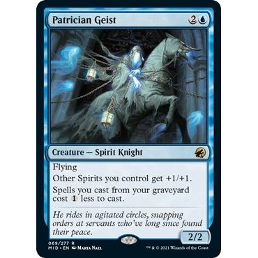 Image for Patrician Geist (69) (MID) - Magic: The Gathering
