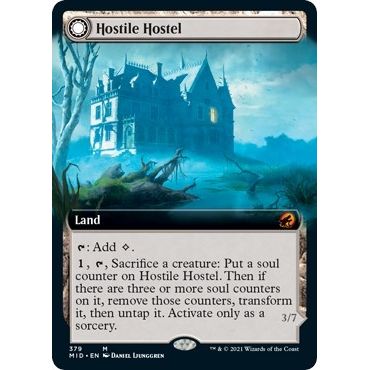 Image for Hostile Hostel (Extended Art) (379) (MID) - Magic: The Gathering