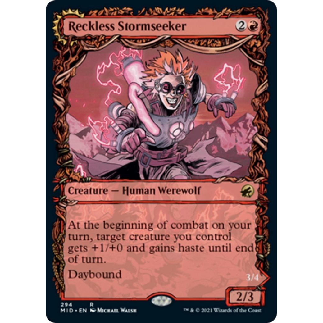 Image for Reckless Stormseeker (Showcase) (294) (MID) - Magic: The Gathering