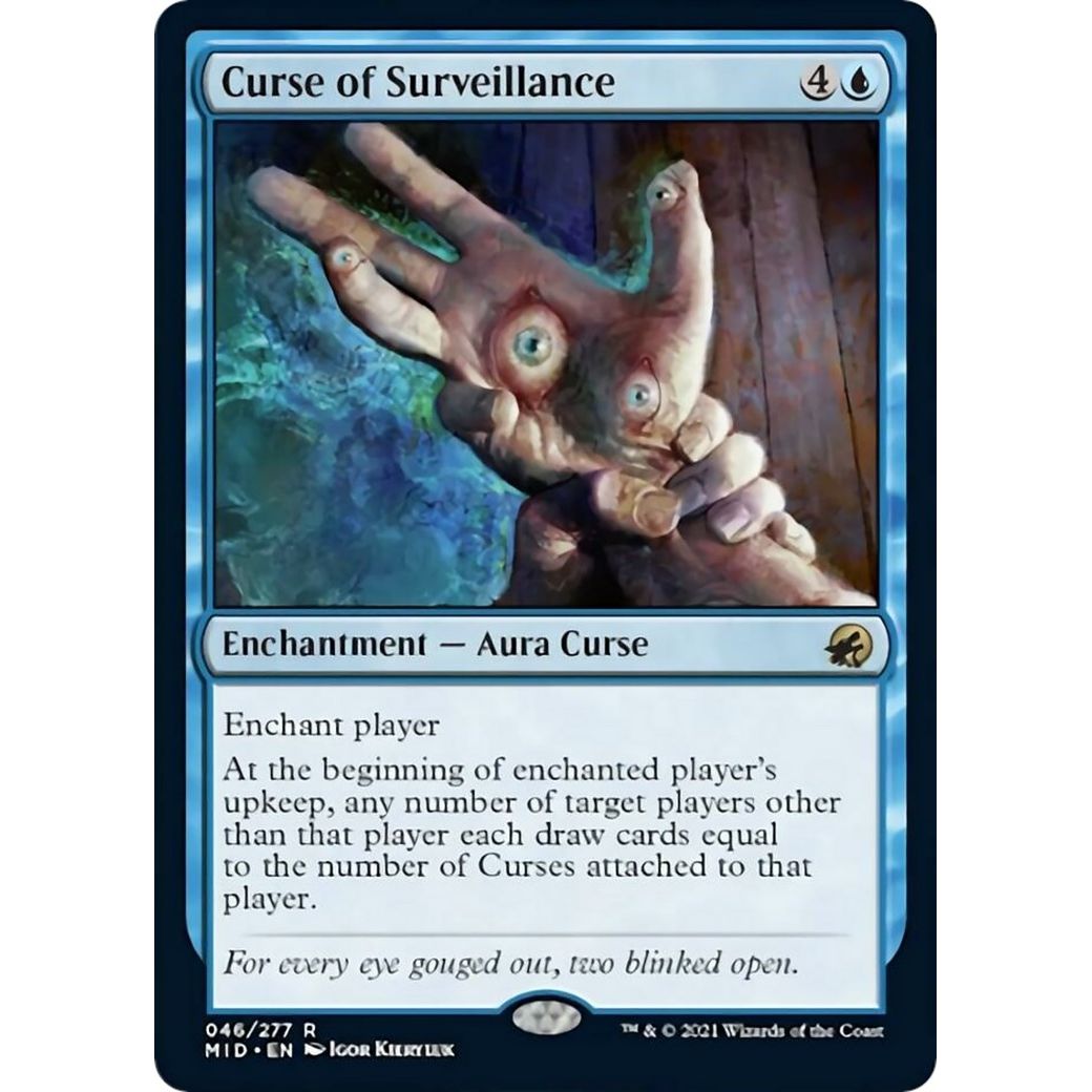Image for Curse of Surveillance (46) (MID) - Magic: The Gathering