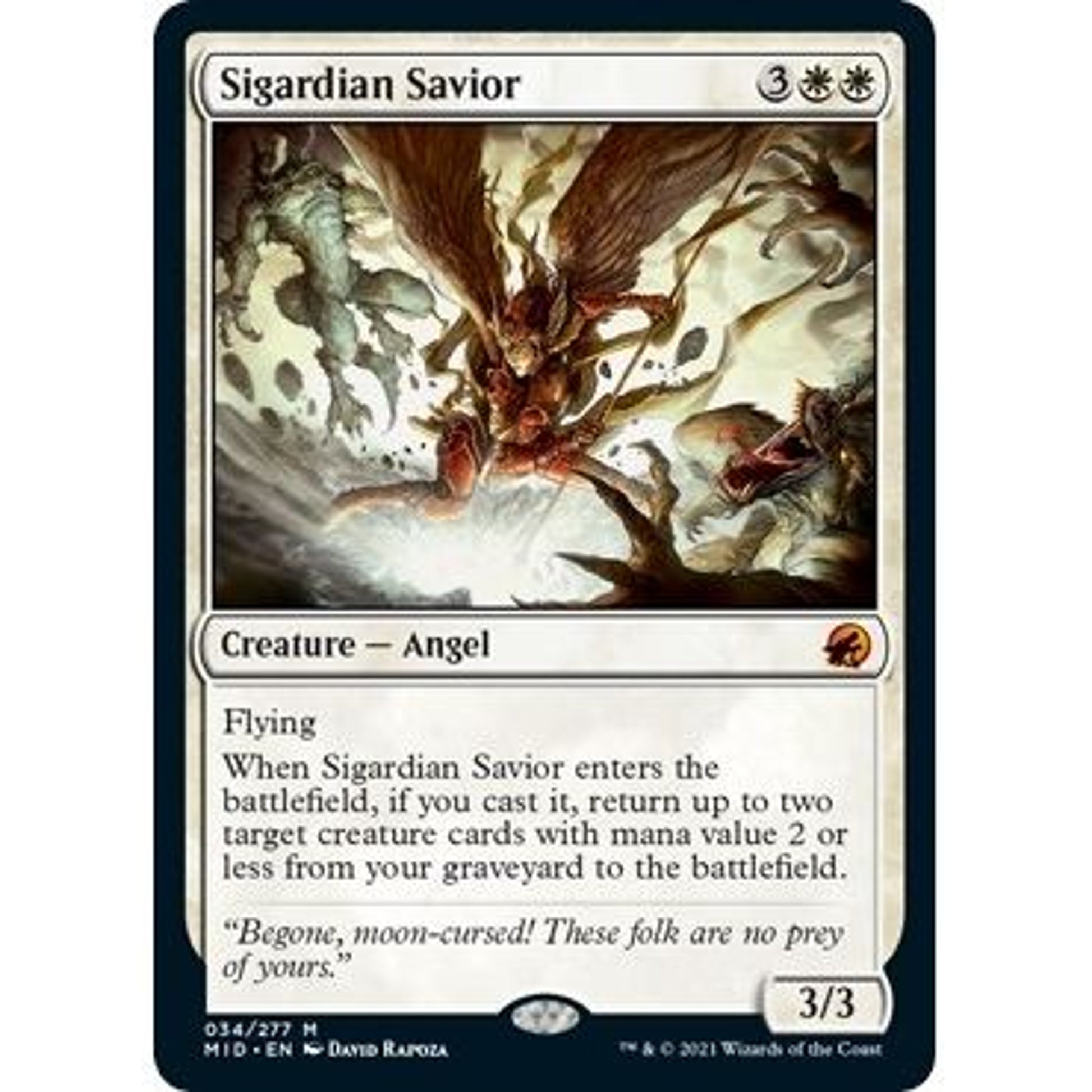 Image for Sigardian Savior (34) (MID) - Magic: The Gathering
