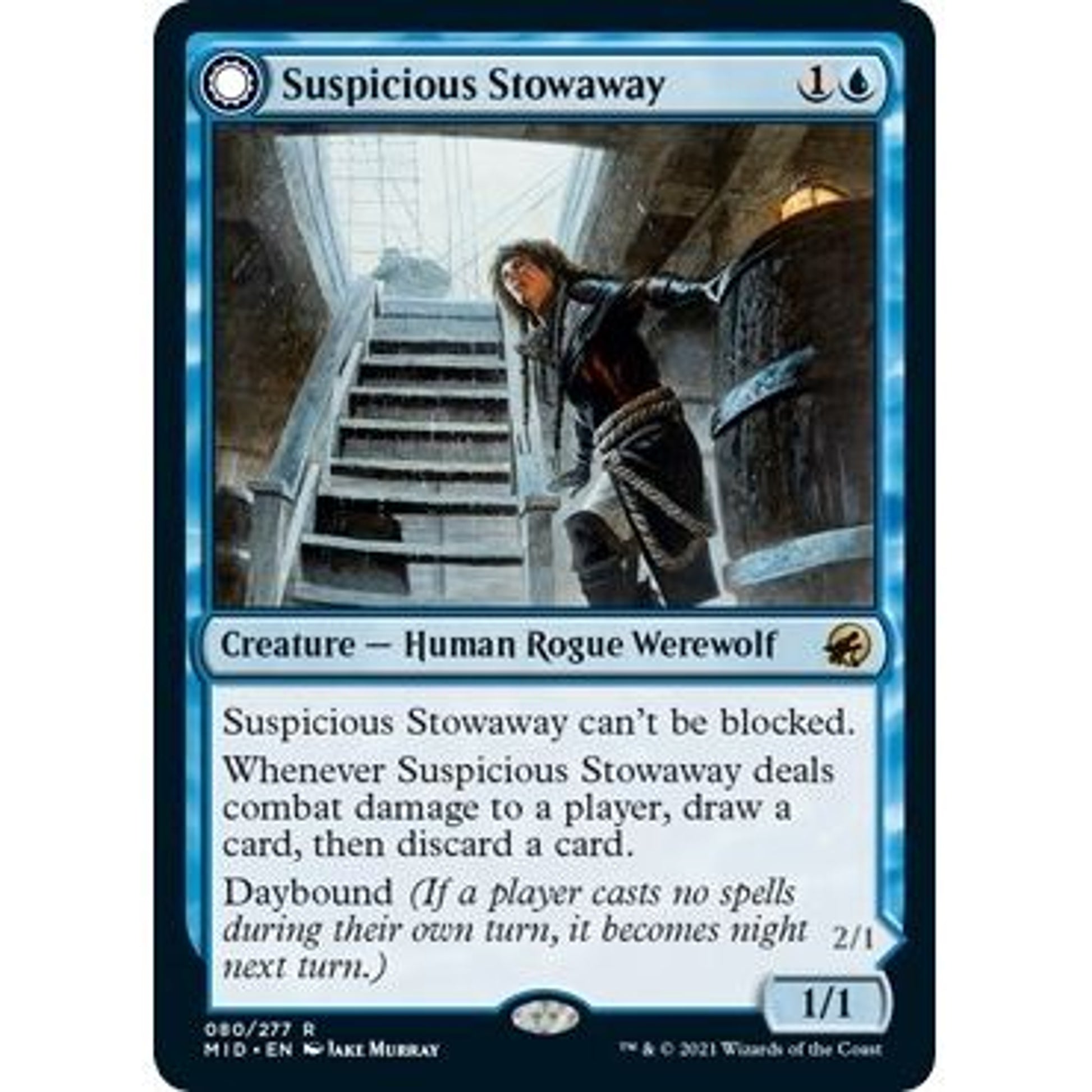Image for Suspicious Stowaway (80) (MID) - Magic: The Gathering