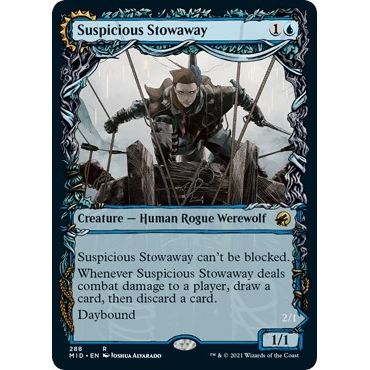 Image for Suspicious Stowaway (Showcase) (288) (MID) - Magic: The Gathering
