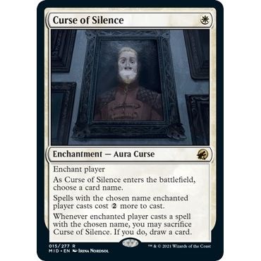 Image for Curse of Silence (15) (MID) - Magic: The Gathering