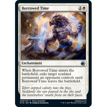 Image for Borrowed Time (6) (MID) - Magic: The Gathering