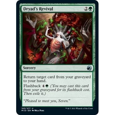 Image for Dryad's Revival (183) (MID) - Magic: The Gathering