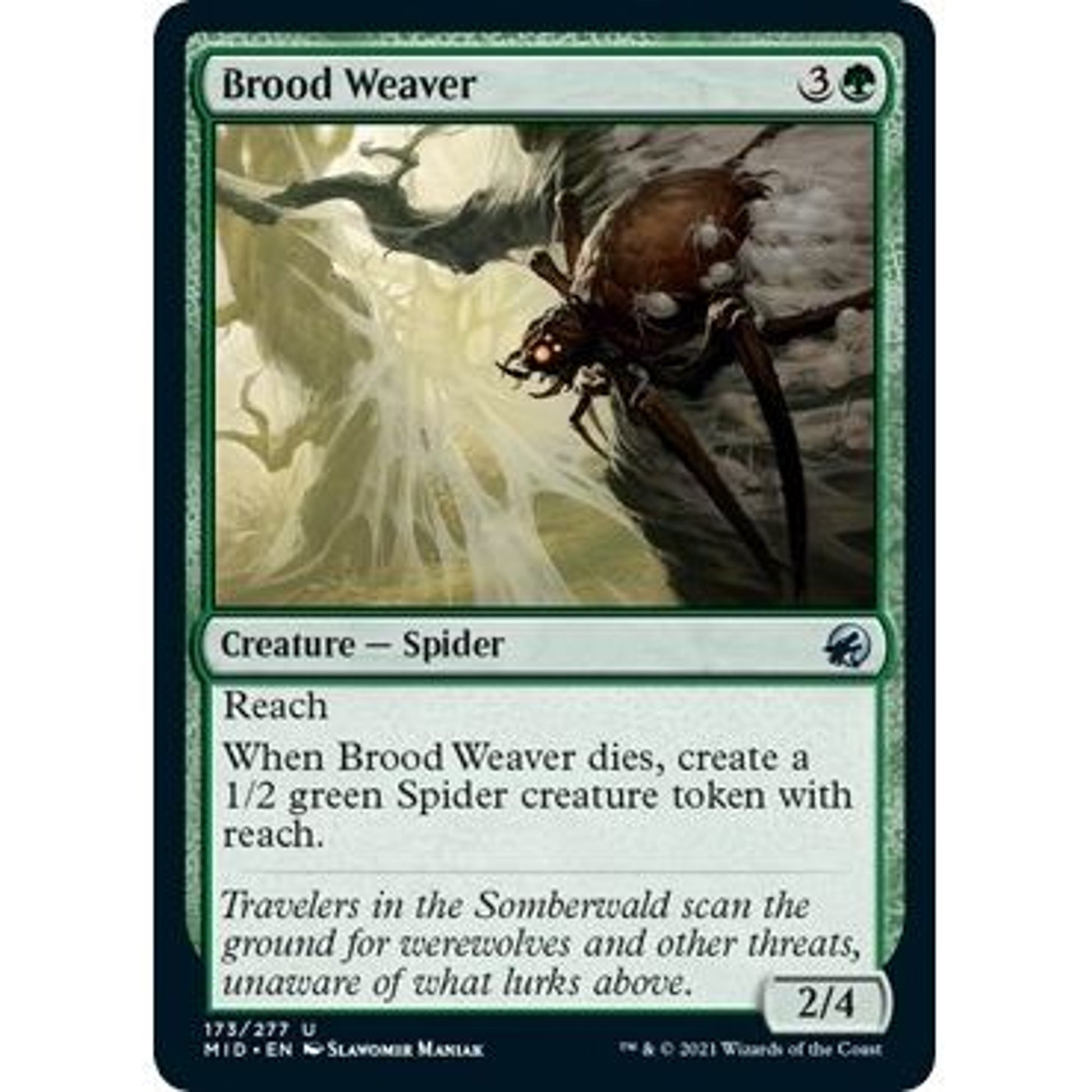Image for Brood Weaver (173) (MID) - Magic: The Gathering