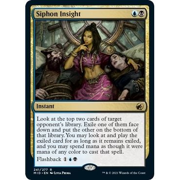Image for Siphon Insight (241) (MID) - Magic: The Gathering