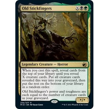 Image for Old Stickfingers (234) (MID) - Magic: The Gathering
