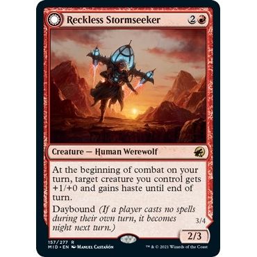 Image for Reckless Stormseeker (157) (MID) - Magic: The Gathering