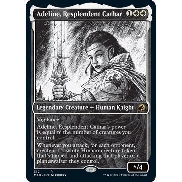 Image for Adeline, Resplendent Cathar (Showcase) (312) (MID) - Magic: The Gathering
