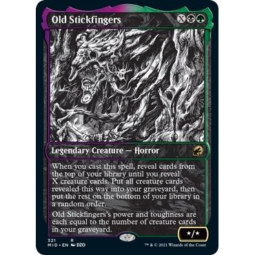 Image for Old Stickfingers (Showcase) (321) (MID) - Magic: The Gathering