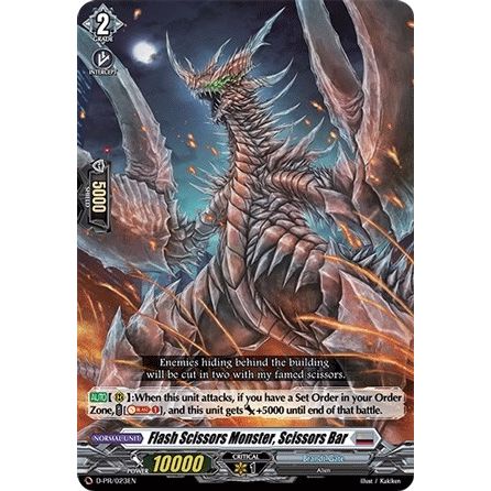 Image for Flash Scissors Monster, Scissor Bar (D-PR/023EN) (D-PR) - Cardfight Vanguard