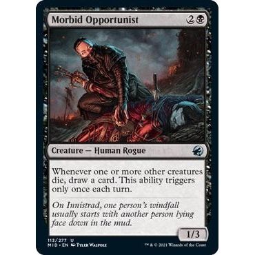 Image for Morbid Opportunist (113) (MID) - Magic: The Gathering
