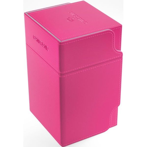 Image for GameGenic Watchtower Convertible Deck Box - Pink (Holds 100+) - Deck Boxes
