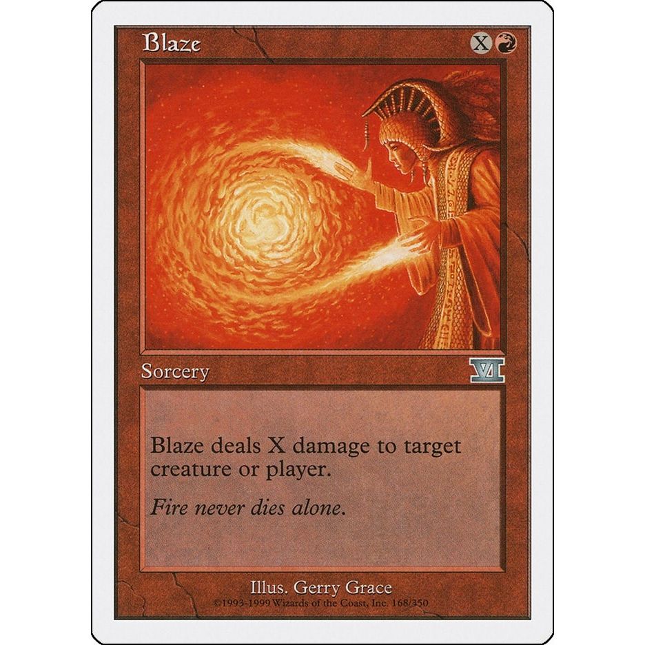 Image for Blaze (168) (6ED) - Magic: The Gathering