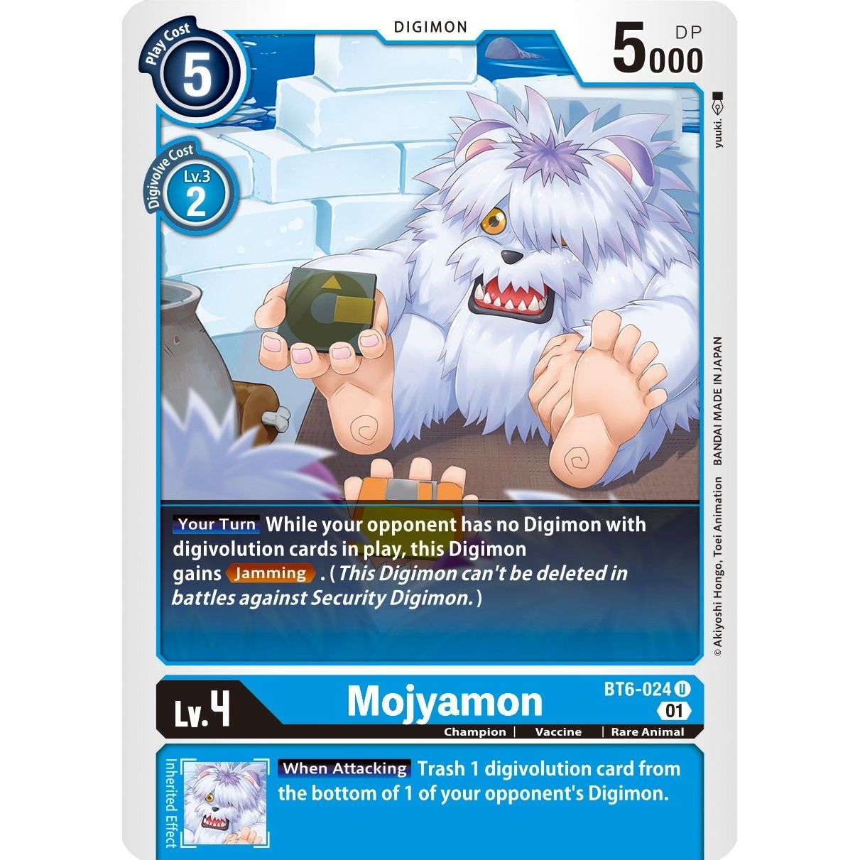 Image for Mojyamon (BT6-024 U) (BT06) - Digimon Card Game