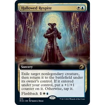 Image for Hallowed Respite (Extended Art) (373) (MID) - Magic: The Gathering