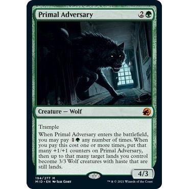 Image for Primal Adversary (194) (MID) - Magic: The Gathering