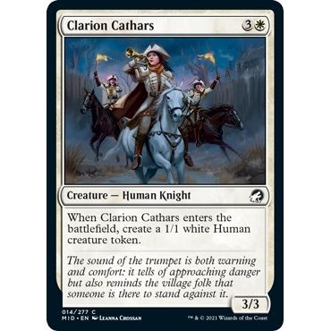 Image for Clarion Cathars (14) (MID) - Magic: The Gathering