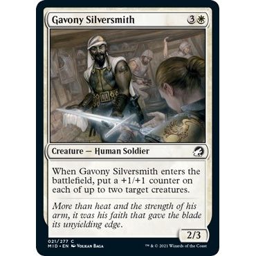 Image for Gavony Silversmith (21) (MID) - Magic: The Gathering