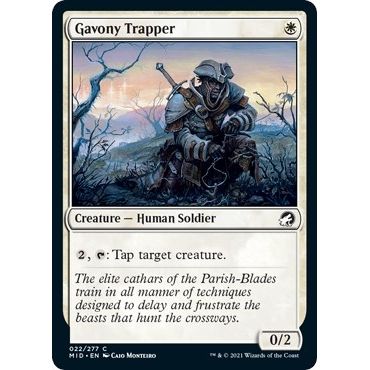 Image for Gavony Trapper (22) (MID) - Magic: The Gathering
