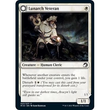Image for Lunarch Veteran (27) (MID) - Magic: The Gathering