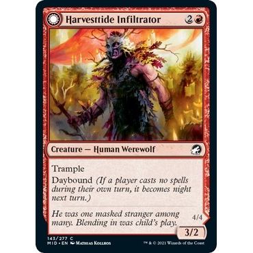 Image for Harvesttide Infiltrator (143) (MID) - Magic: The Gathering