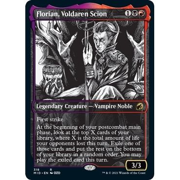 Image for Florian, Voldaren Scion (Showcase) (318) (MID) - Magic: The Gathering