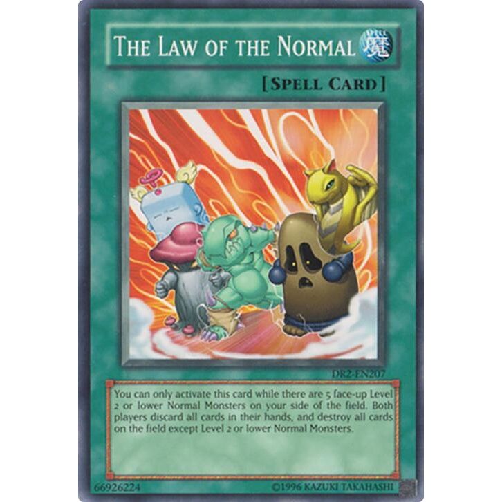 Image for The Law of the Normal (DR2-EN207) (DR2) - YuGiOh