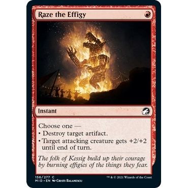 Image for Raze the Effigy (156) (MID) - Magic: The Gathering