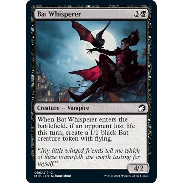Image for Bat Whisperer (86) (MID) - Magic: The Gathering