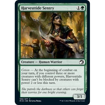 Image for Harvesttide Sentry (186) (MID) - Magic: The Gathering