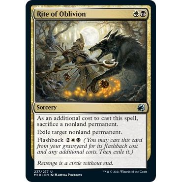 Image for Rite of Oblivion (237) (MID) - Magic: The Gathering