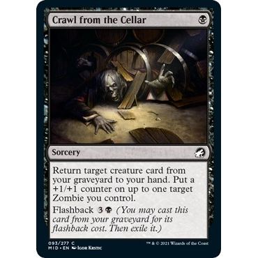Image for Crawl from the Cellar (93) (MID) - Magic: The Gathering