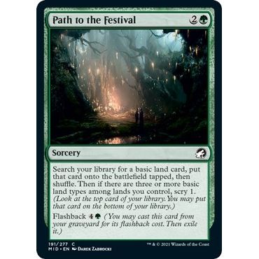 Image for Path to the Festival (191) (MID) - Magic: The Gathering