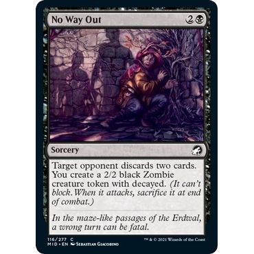 Image for No Way Out (116) (MID) - Magic: The Gathering