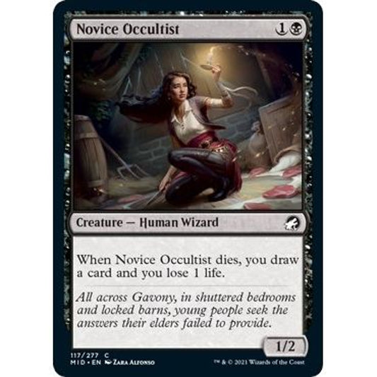 Image for Novice Occultist (117) (MID) - Magic: The Gathering