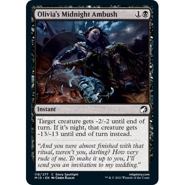 Image for Olivia's Midnight Ambush (118) (MID) - Magic: The Gathering