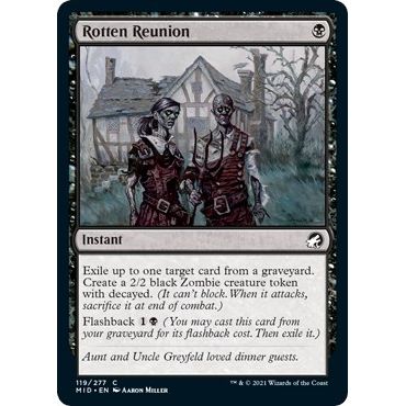 Image for Rotten Reunion (119) (MID) - Magic: The Gathering