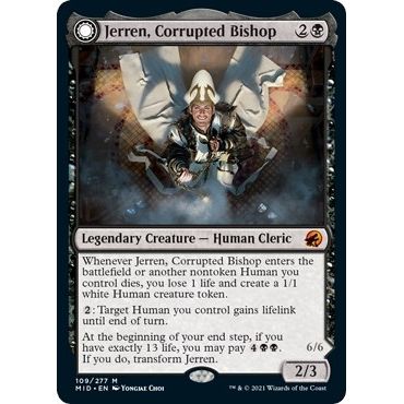 Image for Jerren, Corrupted Bishop (109) (MID) - Magic: The Gathering