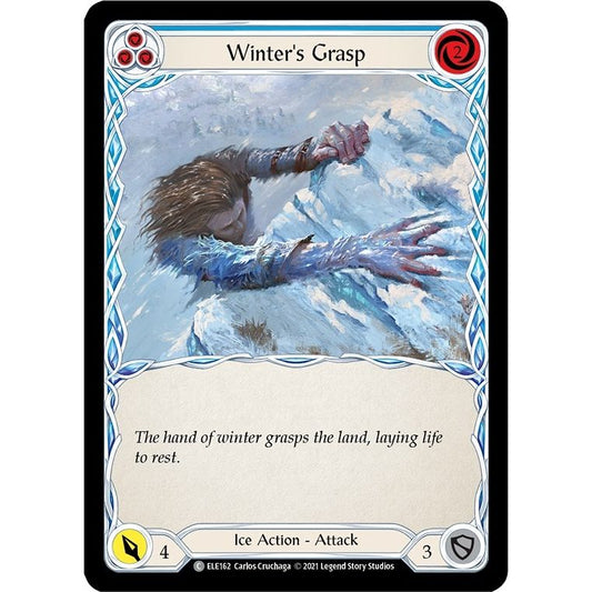 Image for Winter's Grasp (Blue) (ELE162) (ELE) - Flesh and Blood TCG