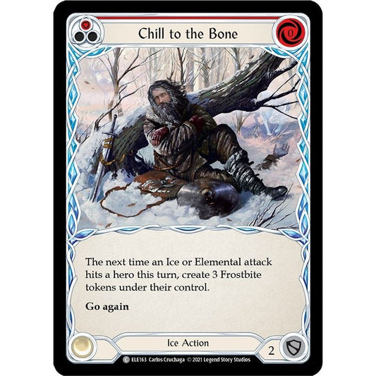 Image for Chill to the Bone (Red) (ELE163) (ELE) - Flesh and Blood TCG