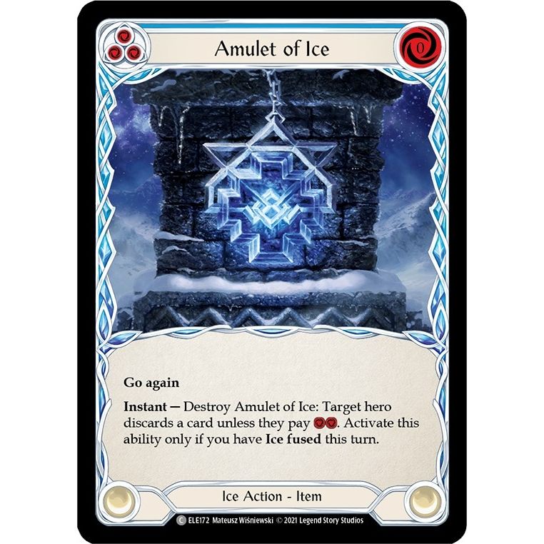 Image for Amulet of Ice (ELE172) (ELE) - Flesh and Blood TCG