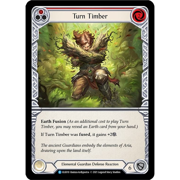 Image for Turn Timber (Red) (ELE010) (ELE) - Flesh and Blood TCG