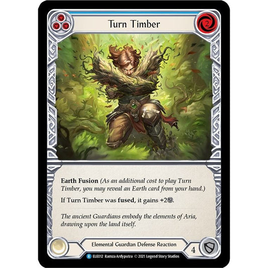 Image for Turn Timber (Blue) (ELE012) (ELE) - Flesh and Blood TCG
