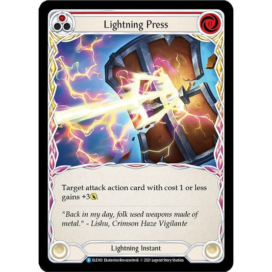 Image for Lightning Press (Red) (ELE183) (ELE) - Flesh and Blood TCG