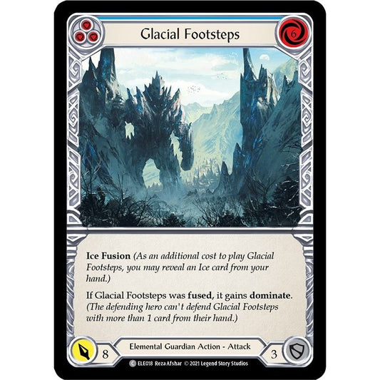 Image for Glacial Footsteps (Blue) (ELE018) (ELE) - Flesh and Blood TCG
